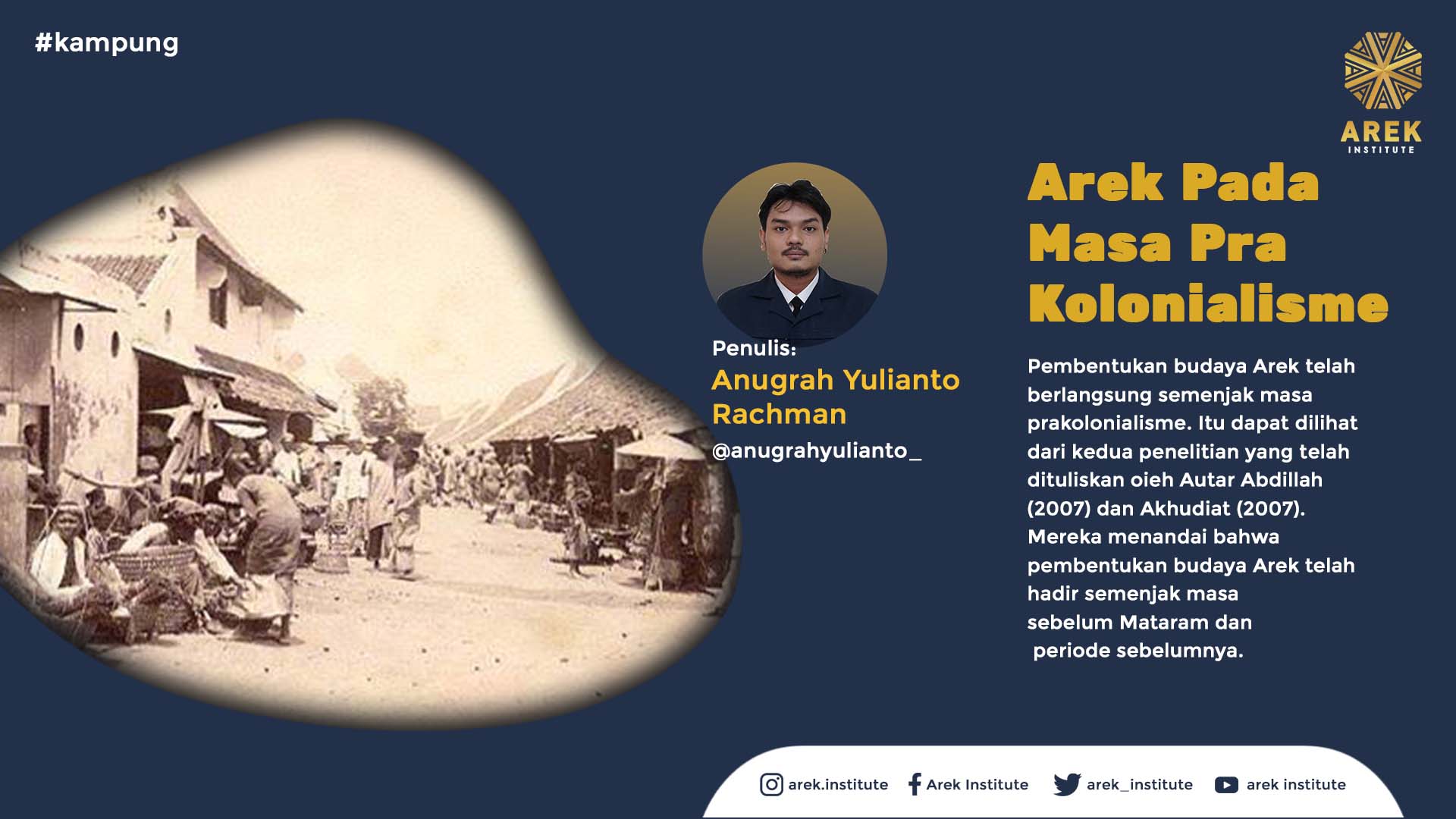 Arek on The Pre-Colonial Era